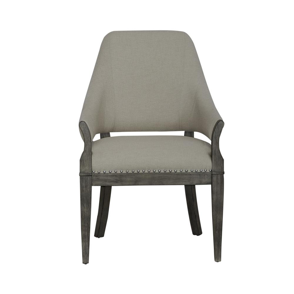 Uph Arm Chair (RTA) Traditional Brown in Havana Brown Finish