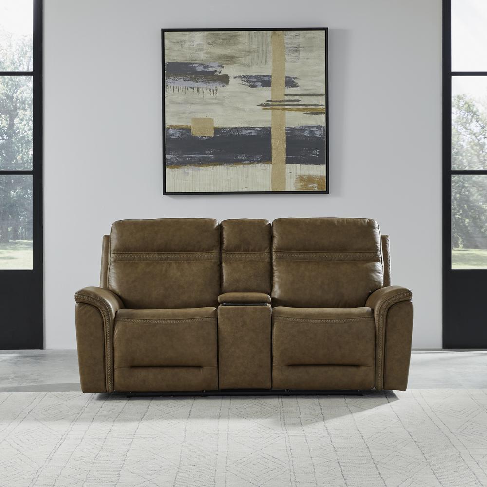 Dual Reclining Loveseat w/ Console, Power Headrest, Lumbar with Zero Gravity
