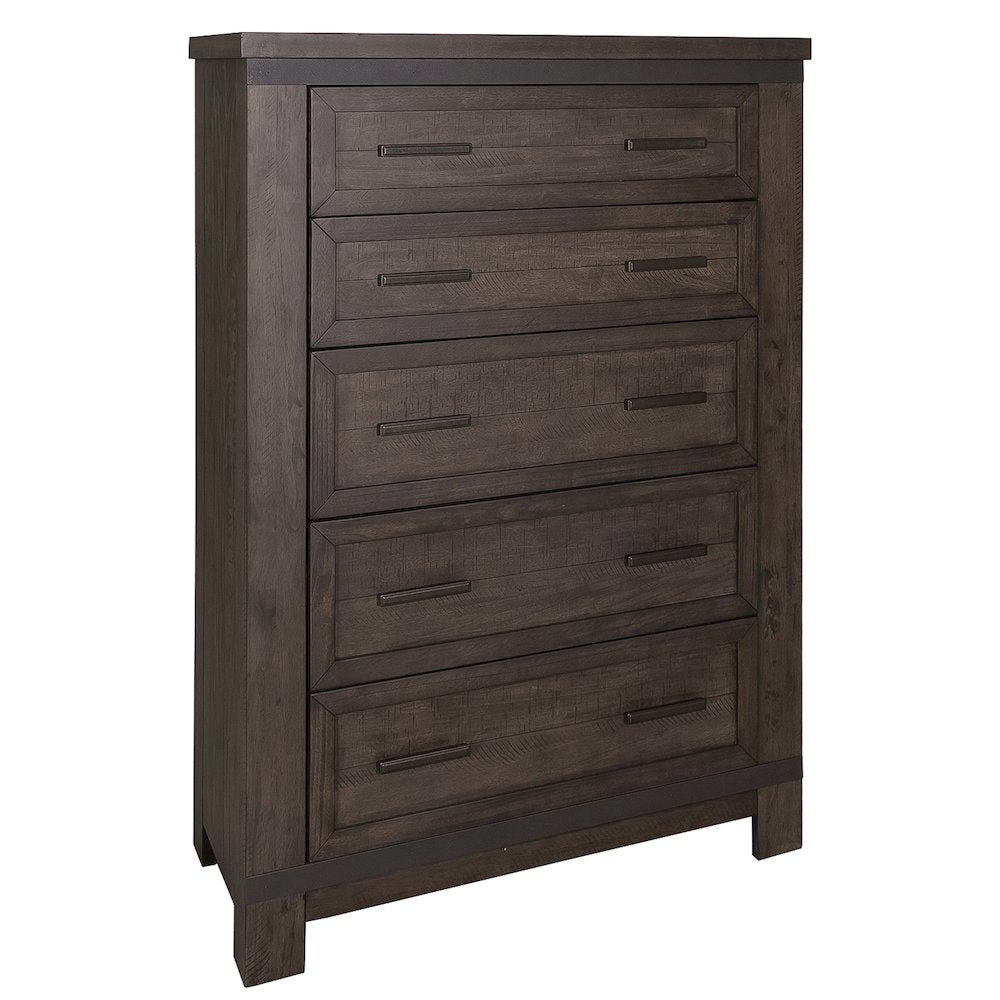 Thornwood Hills King Two Sided Storage Bed, Dresser & Mirror, Chest