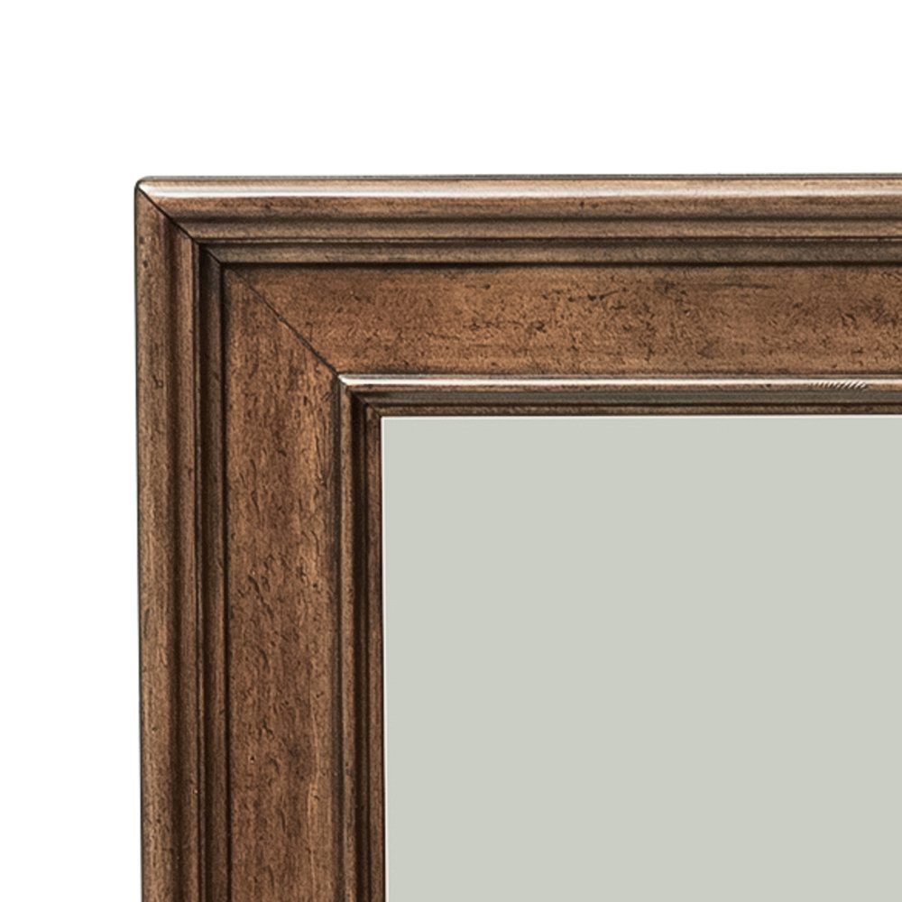 Rustic Traditions Queen Sleigh Bed, Dresser & Mirror, Night Stand