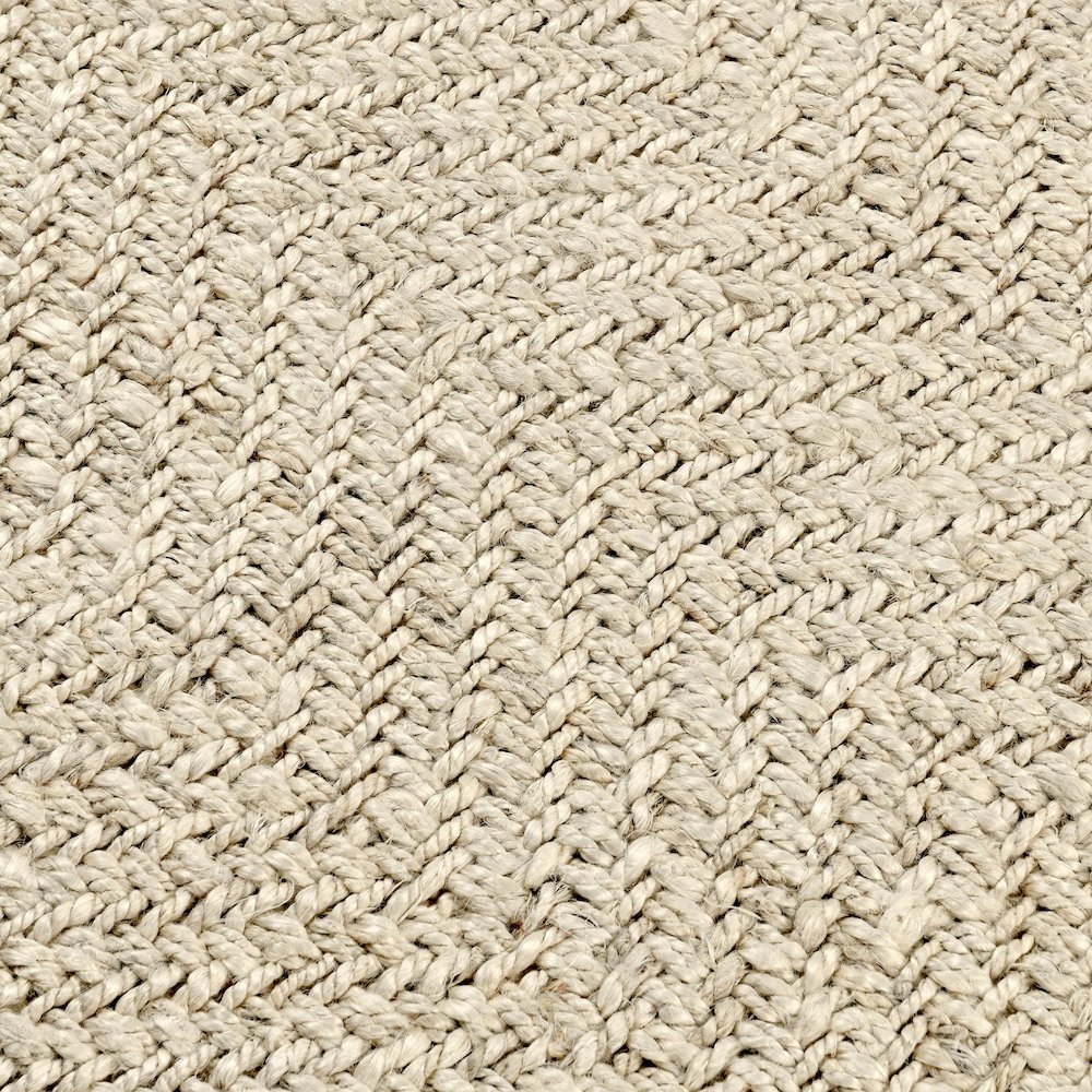 Chevron Handwoven Jute Area Rug by Kosas Home