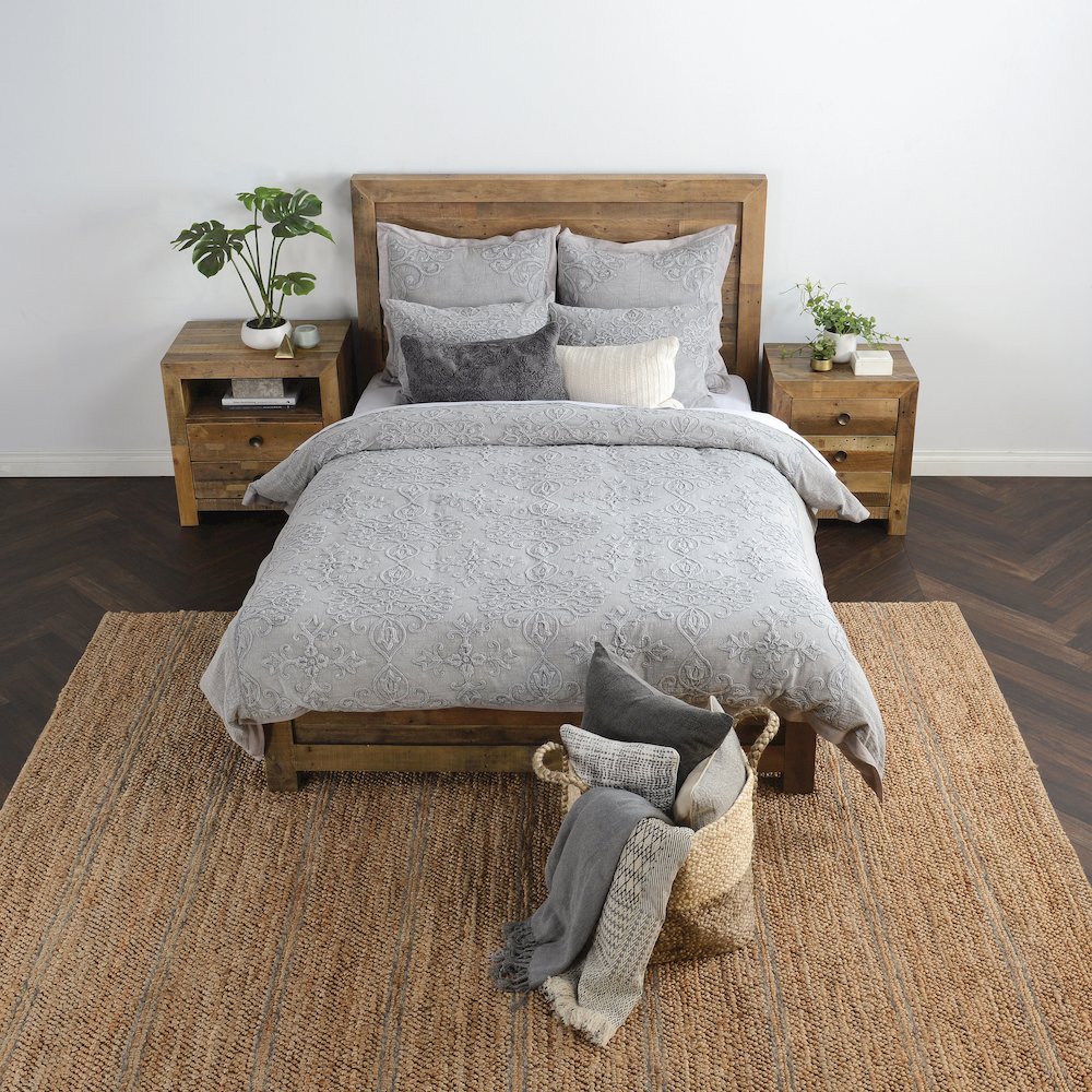 Reagan Gray Queen Duvet