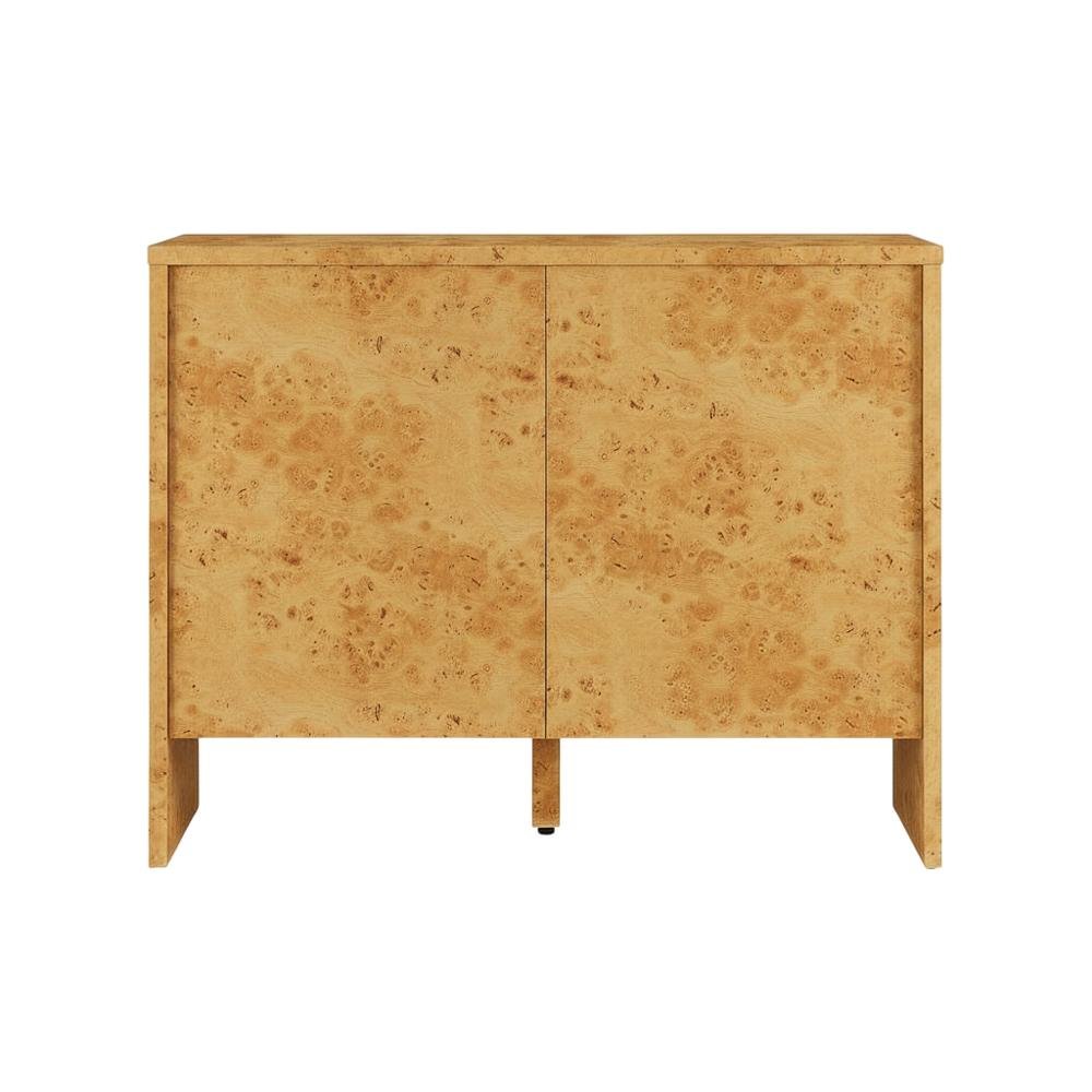 Wooden Brown Sideboard with Engineered Material and Sleek Design