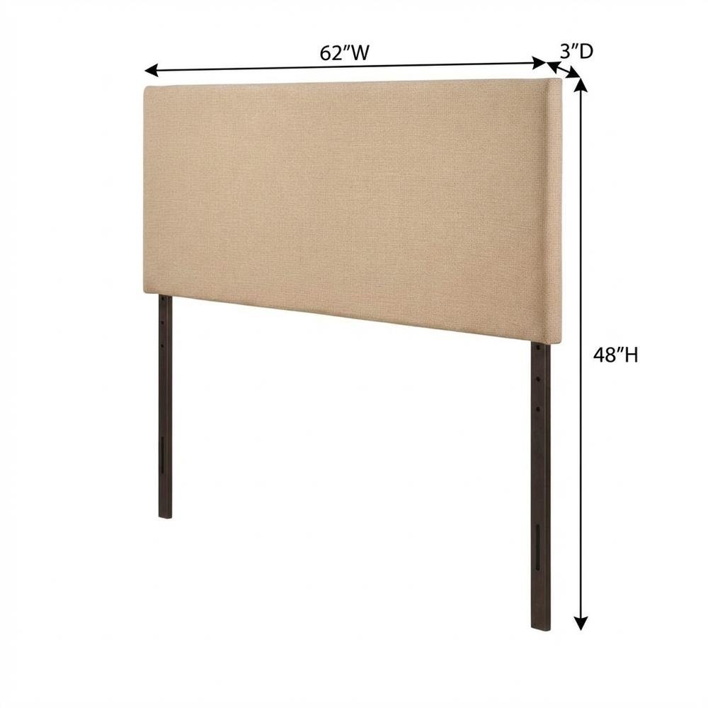 Upholstered Queen Headboard with Padded Design and Durable Frame