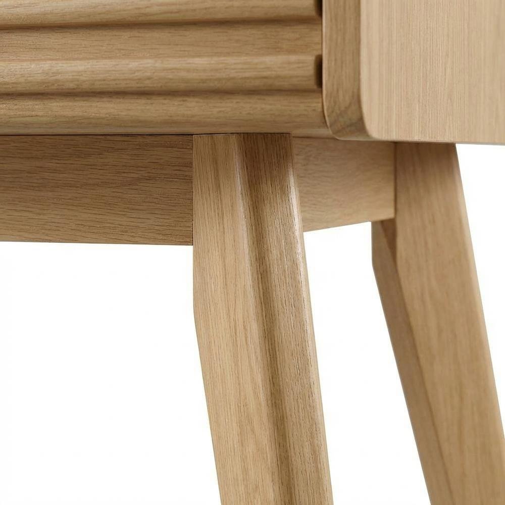 Wooden Render Writing Desk with Spacious Surface and Modern Design