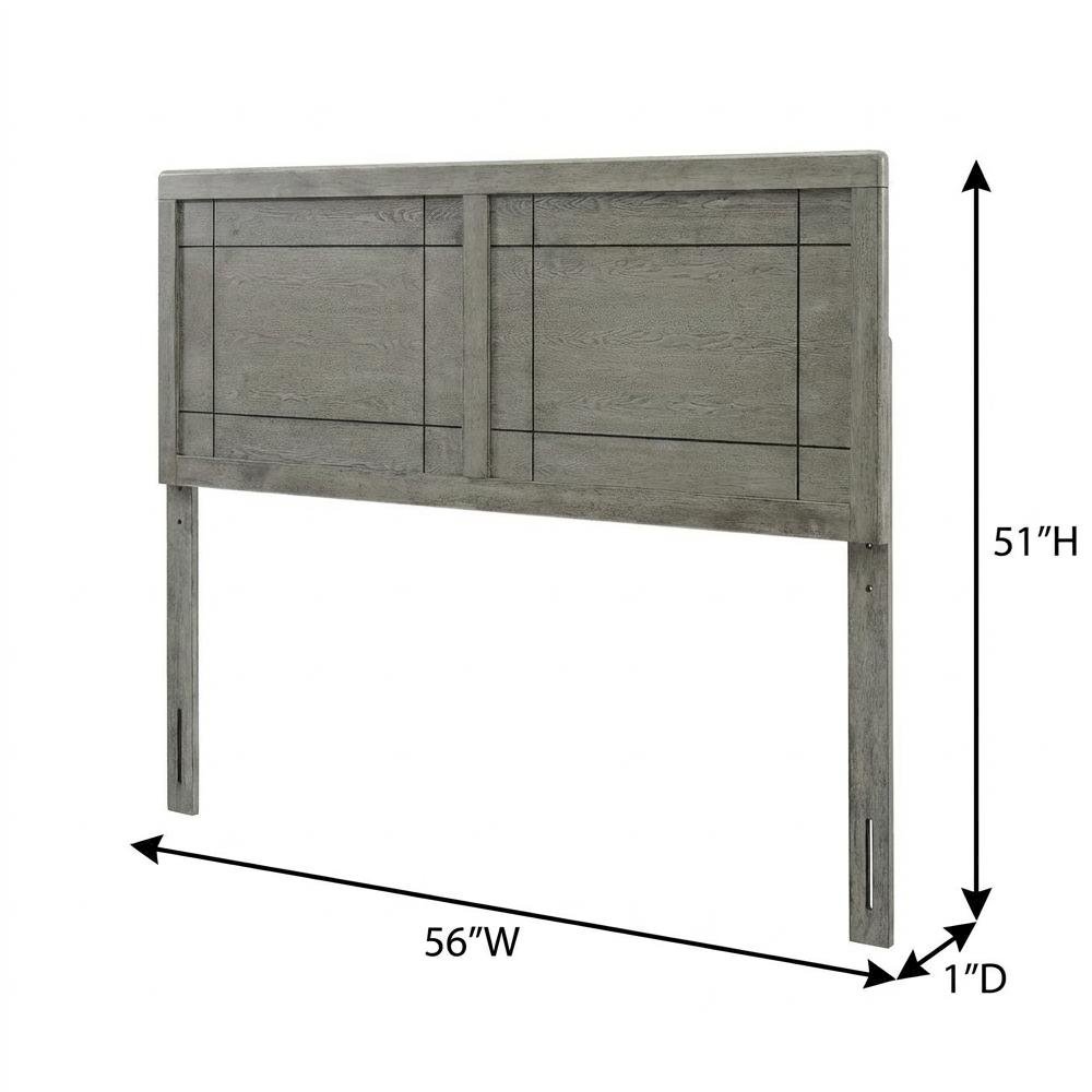 Wood Full Headboard with Classic Design for Comfortable Bedroom Upgrade
