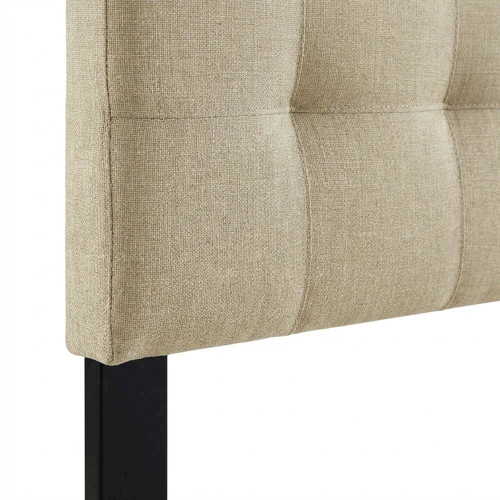 Upholstered Fabric Full Headboard with Padded Design for Comfortable Support