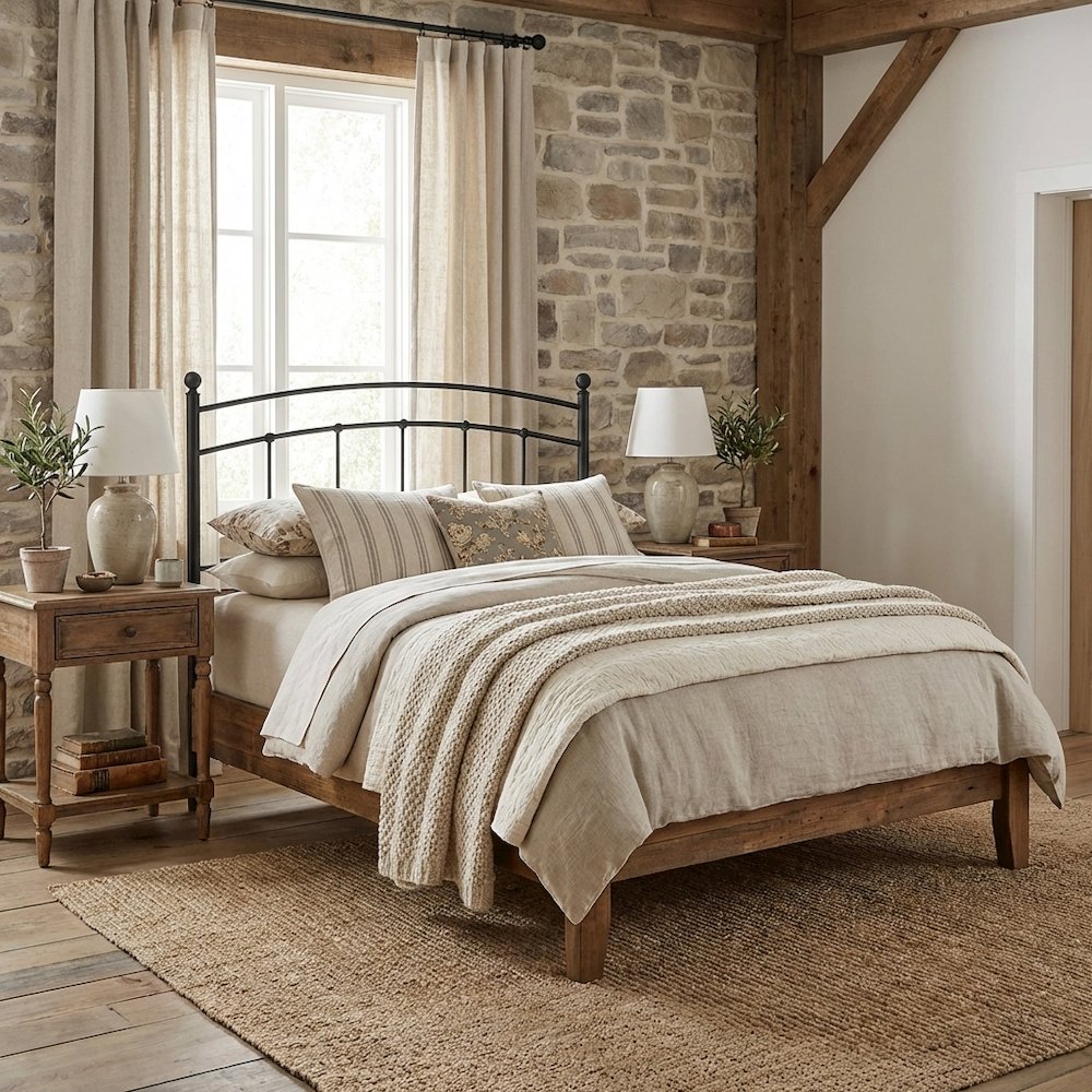 Metal Queen Headboard with Sturdy Construction and Sleek Design
