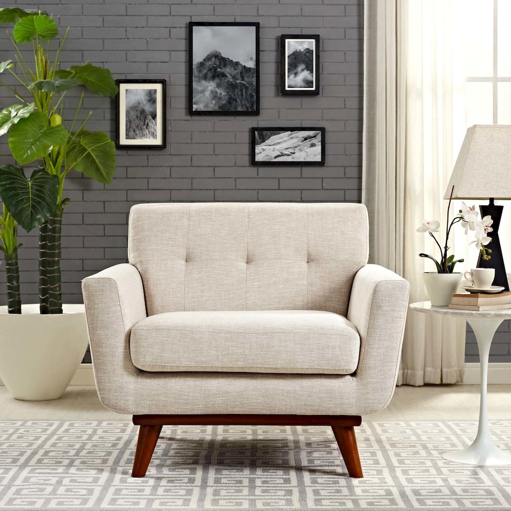 Engage Upholstered Fabric Armchair