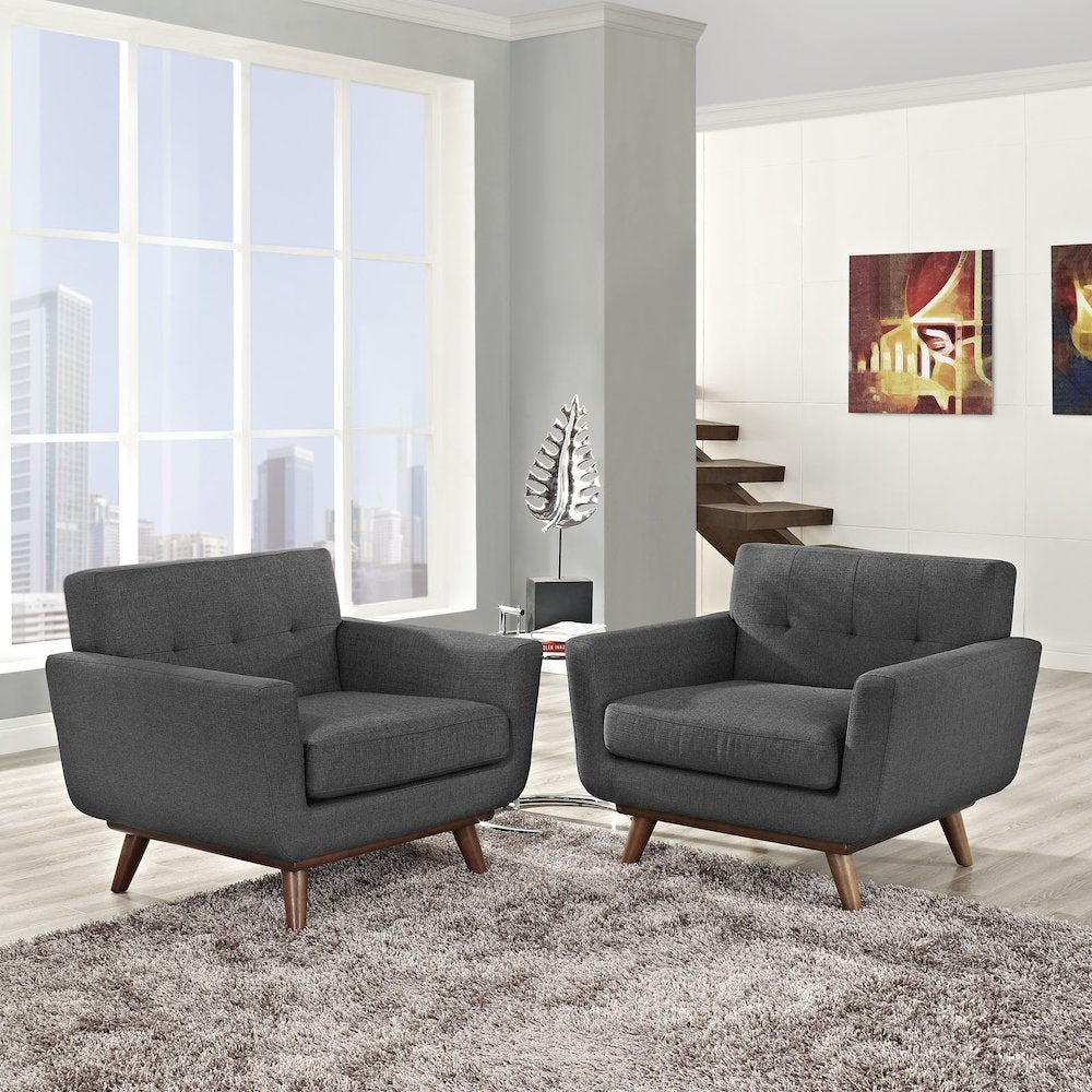 Engage Wood Armchair Set of 2