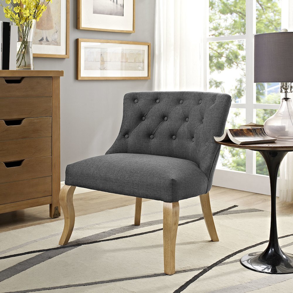 Royal Upholstered Fabric Armchair