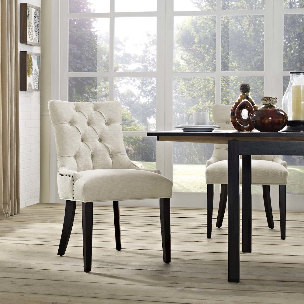 Regent Tufted Fabric Dining Chair