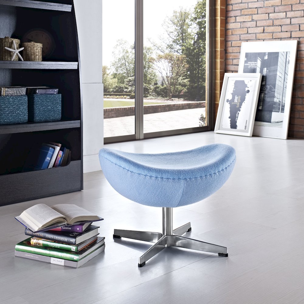 Glove Wool Ottoman