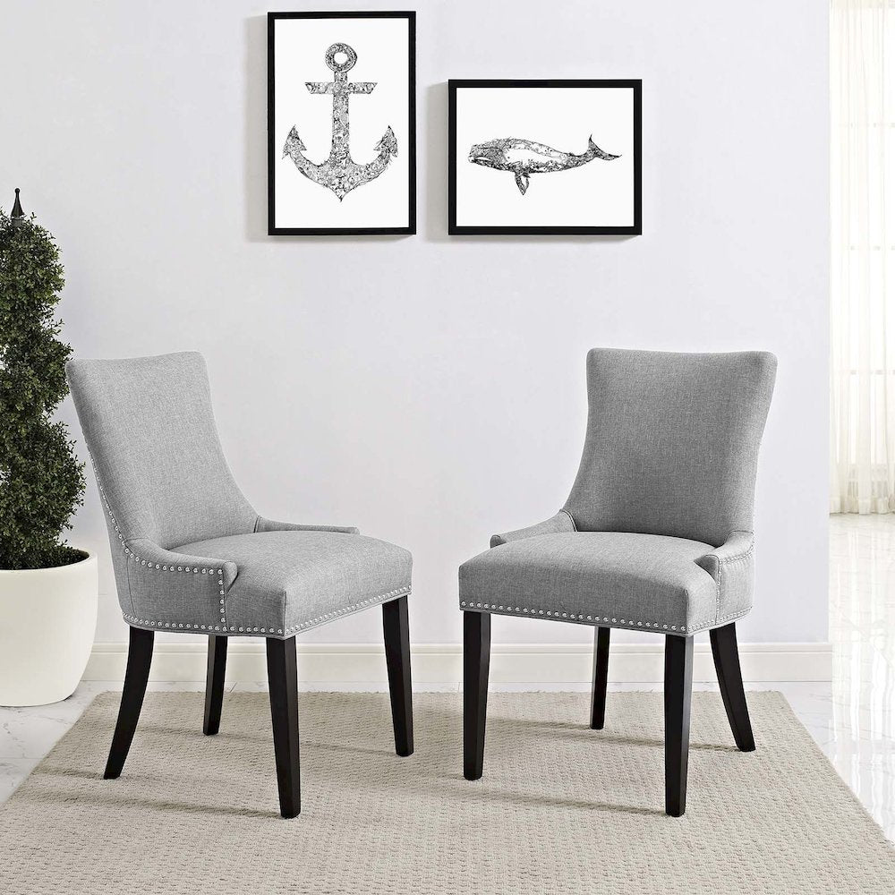 Marquis Fabric Dining Side Chair Set of 2