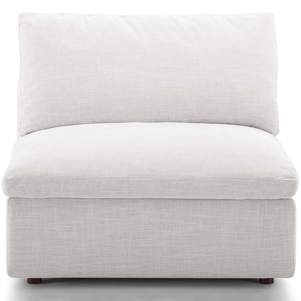 Commix Down Filled Overstuffed Armless Chair