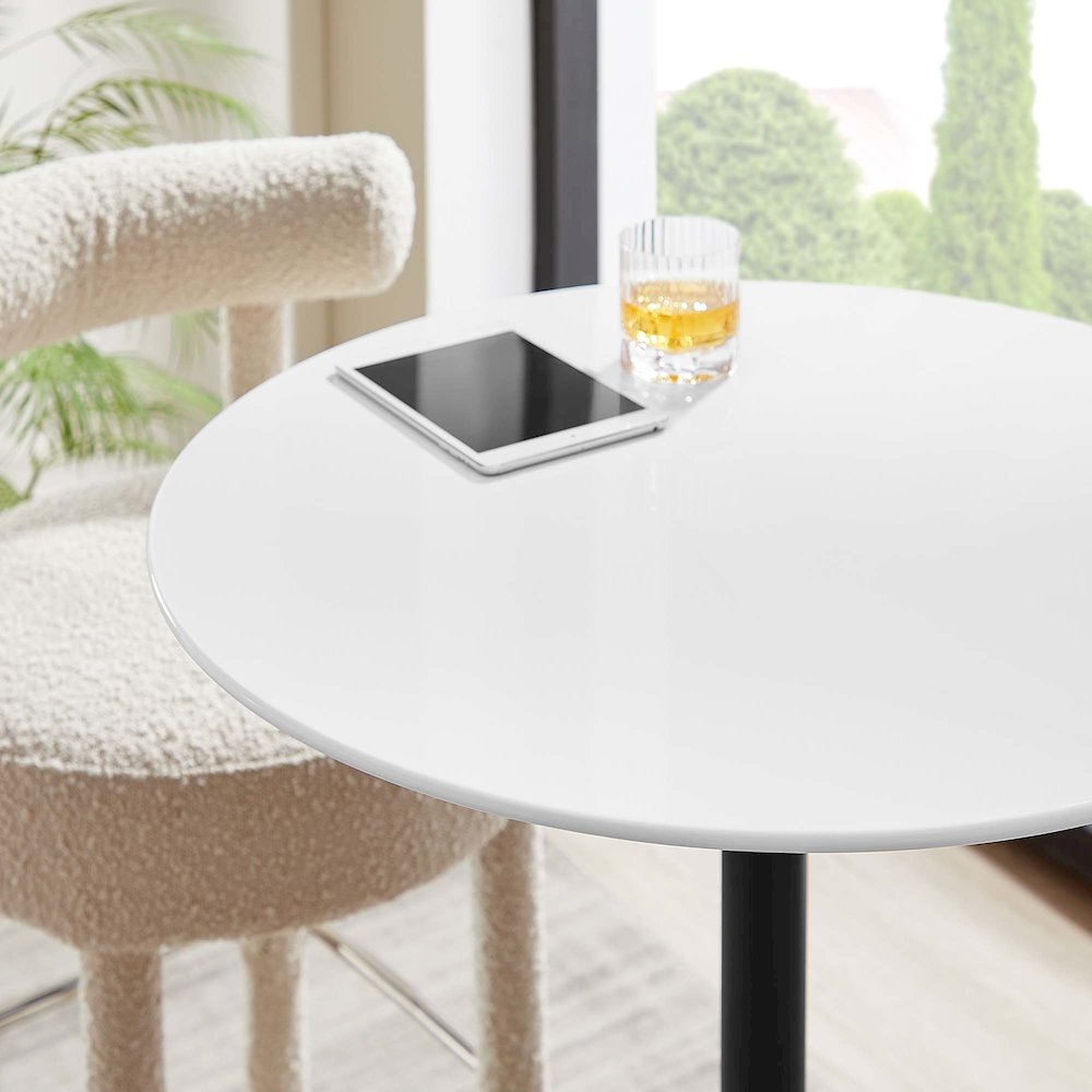 Lippa 28" Round Wood Bar Table