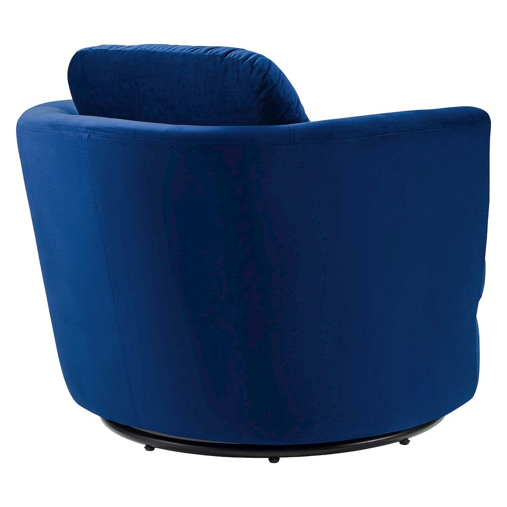 Pirouette Performance Velvet Swivel Armchair