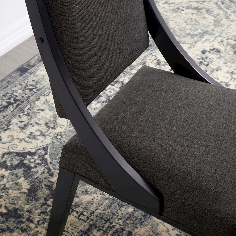 Cambridge Upholstered Fabric Dining Chairs Set of 2