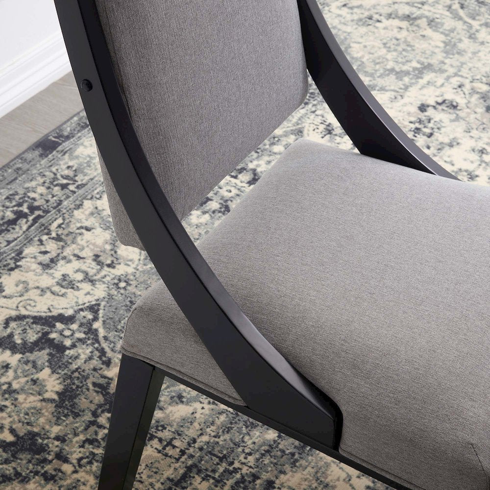 Cambridge Upholstered Fabric Dining Chairs Set of 2