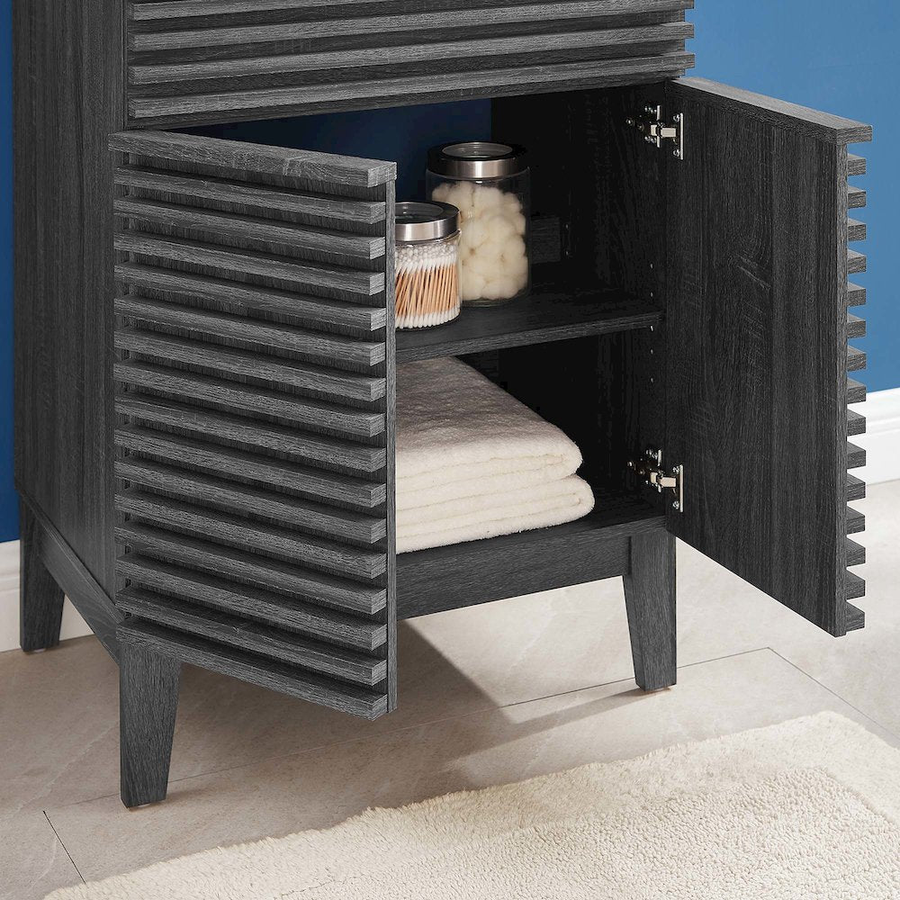 Render 24" Bathroom Vanity Cabinet (Sink Basin Not Included)