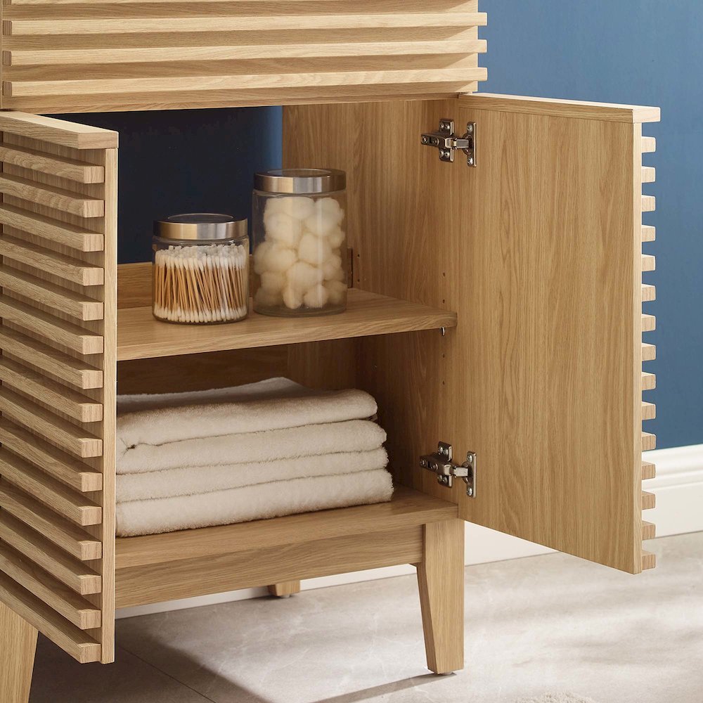 Render 24" Bathroom Vanity Cabinet (Sink Basin Not Included)