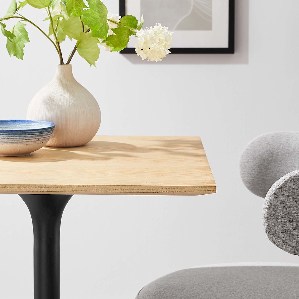 Lippa 24" Square Wood Dining Table