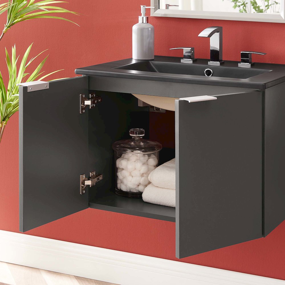 Maybelle 24" Wall-Mount Bathroom Vanity