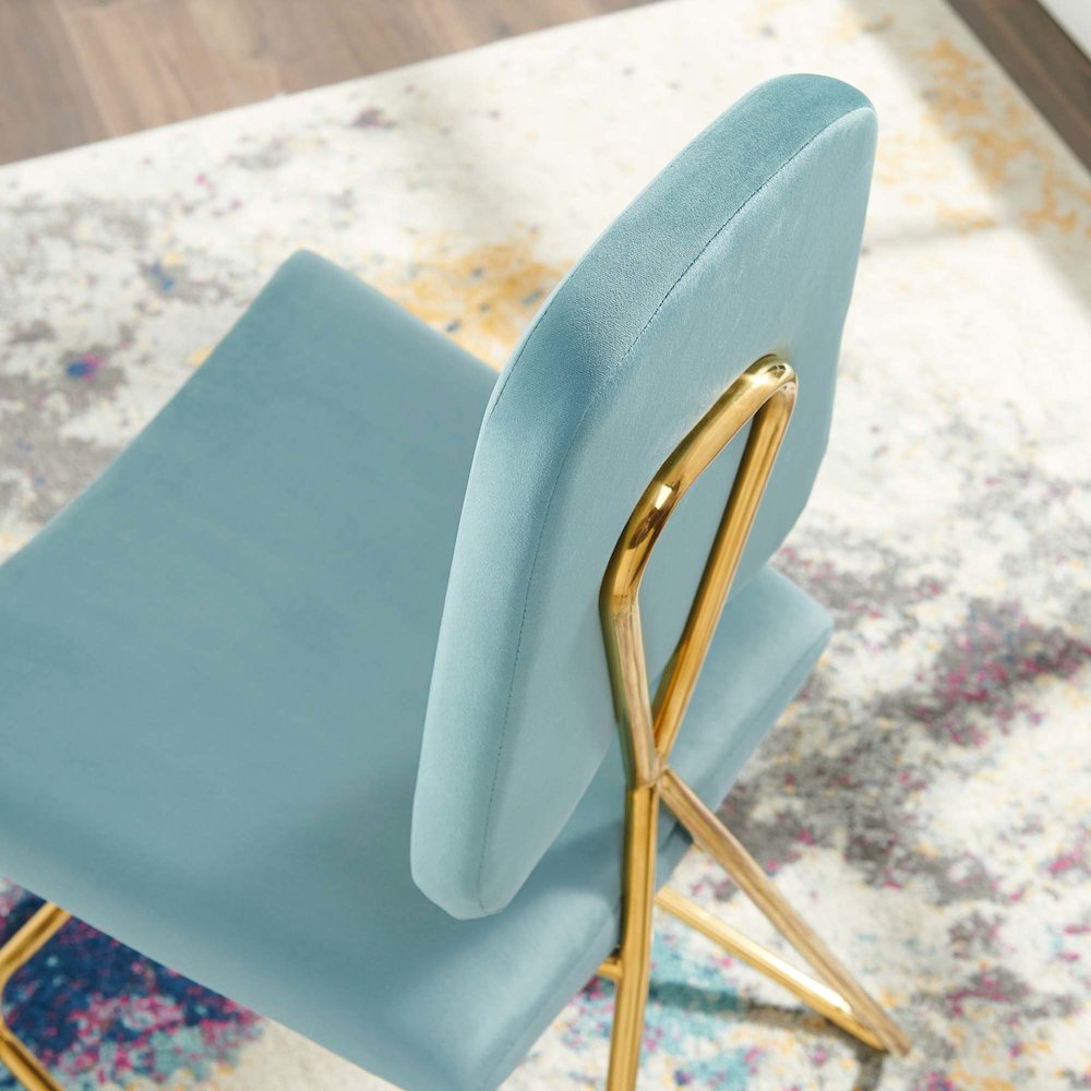 Ponder Performance Velvet Counter Stool Set of 2