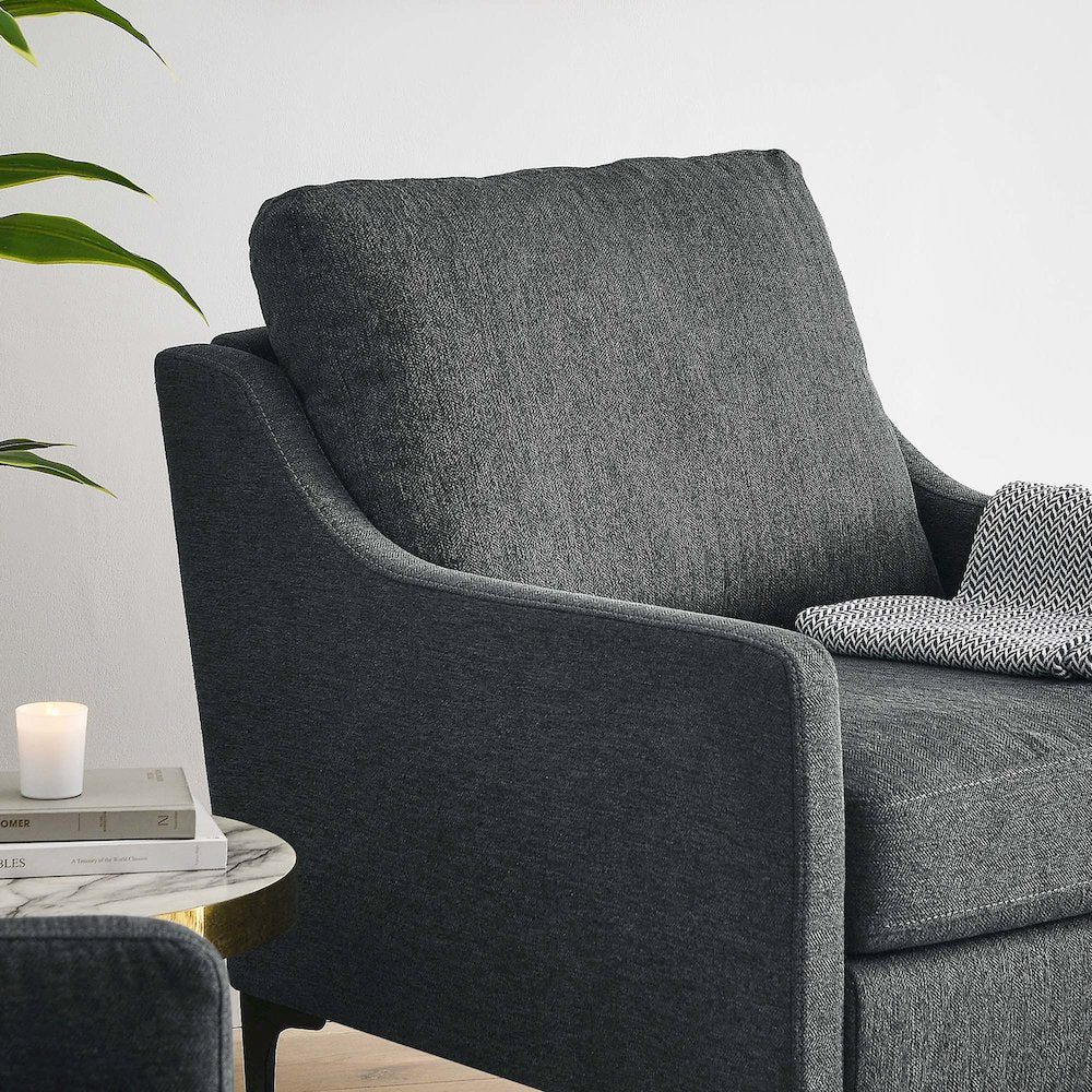 Corland Upholstered Fabric Armchair
