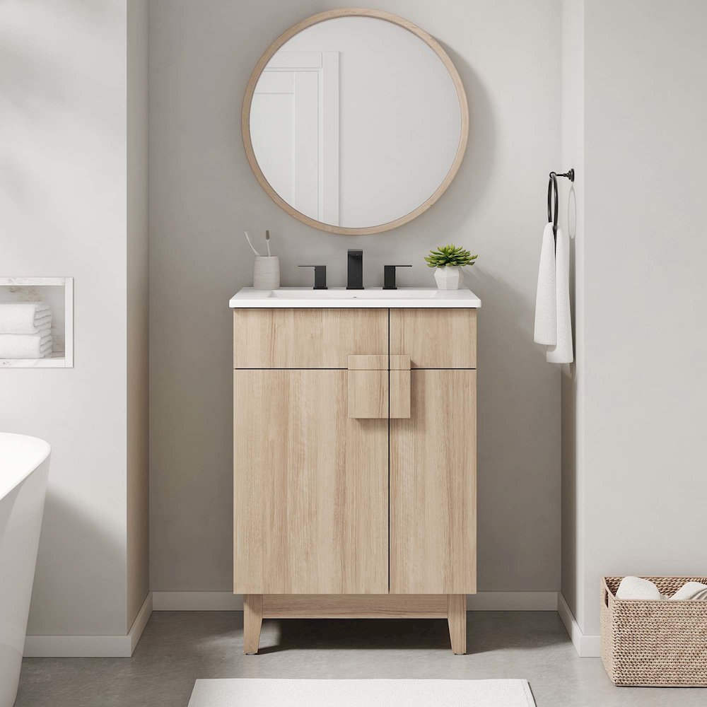 Miles 24” Bathroom Vanity Cabinet (Sink Basin Not Included)