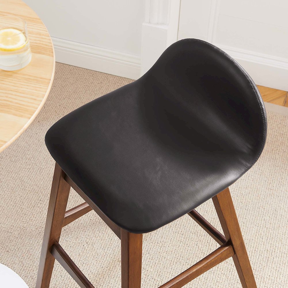 Juno Wood Bar Stool Set of 2