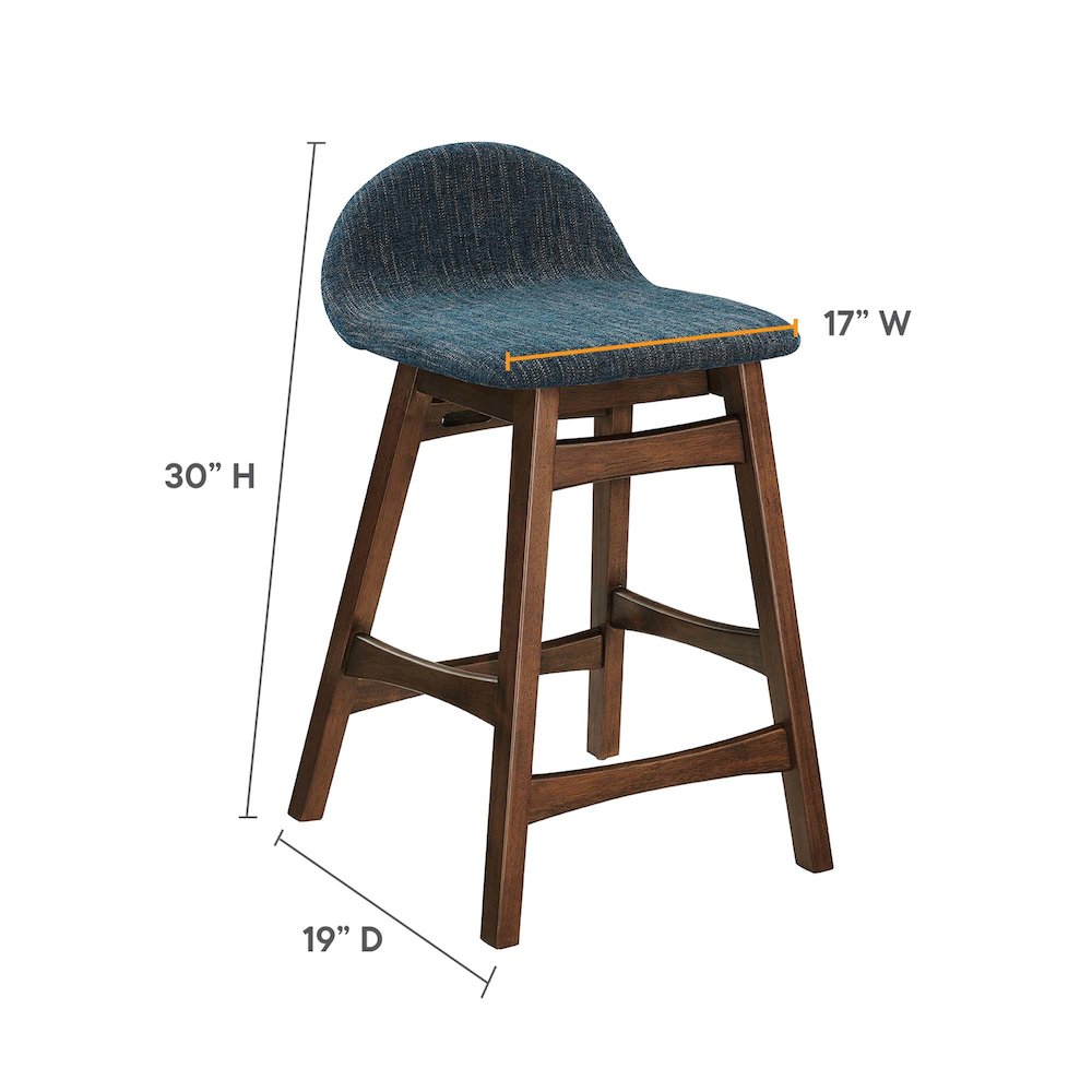 Juno Wood Counter Stool Set of 2