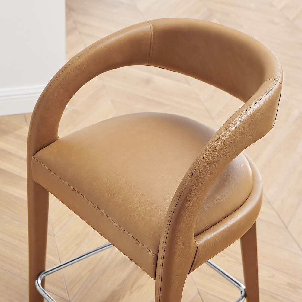 Pinnacle Vegan Leather Counter Stool Set of 2