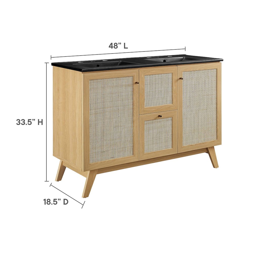 Soma 48” Double Sink Bathroom Vanity