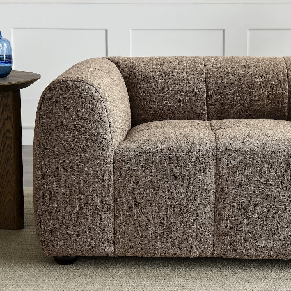 Liana Upholstered Fabric Loveseat