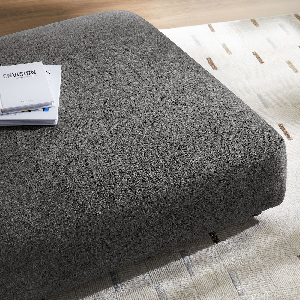 Solace Modular Upholstered Fabric Ottoman