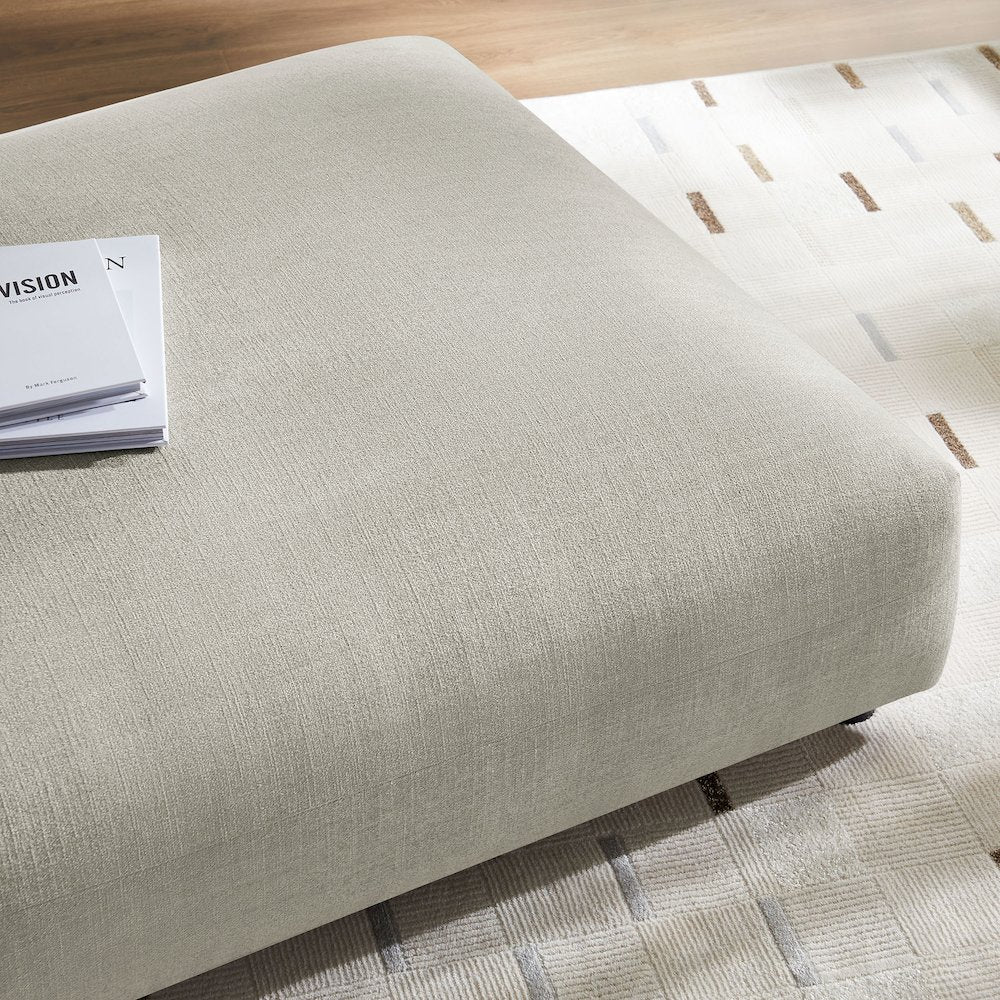 Solace Modular Upholstered Fabric Ottoman