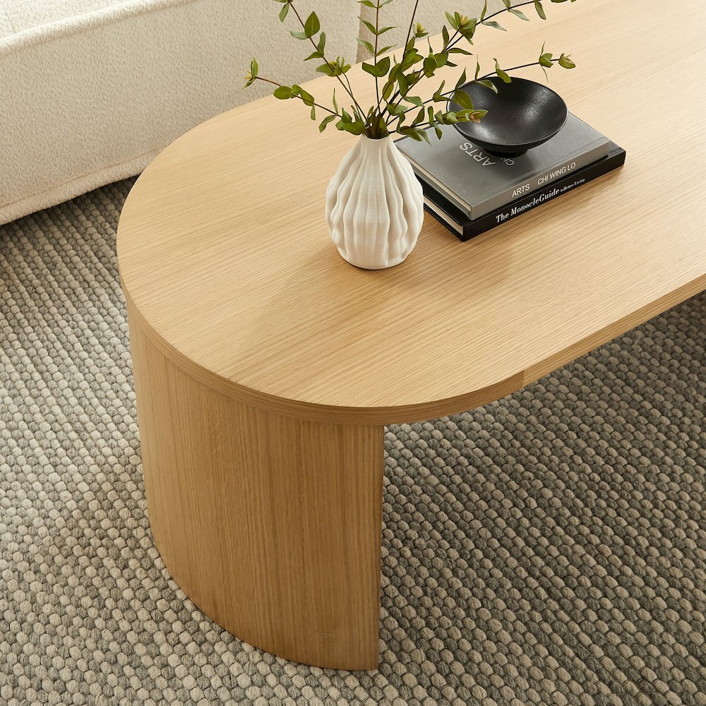 Aspect Oval Wood Coffee Table