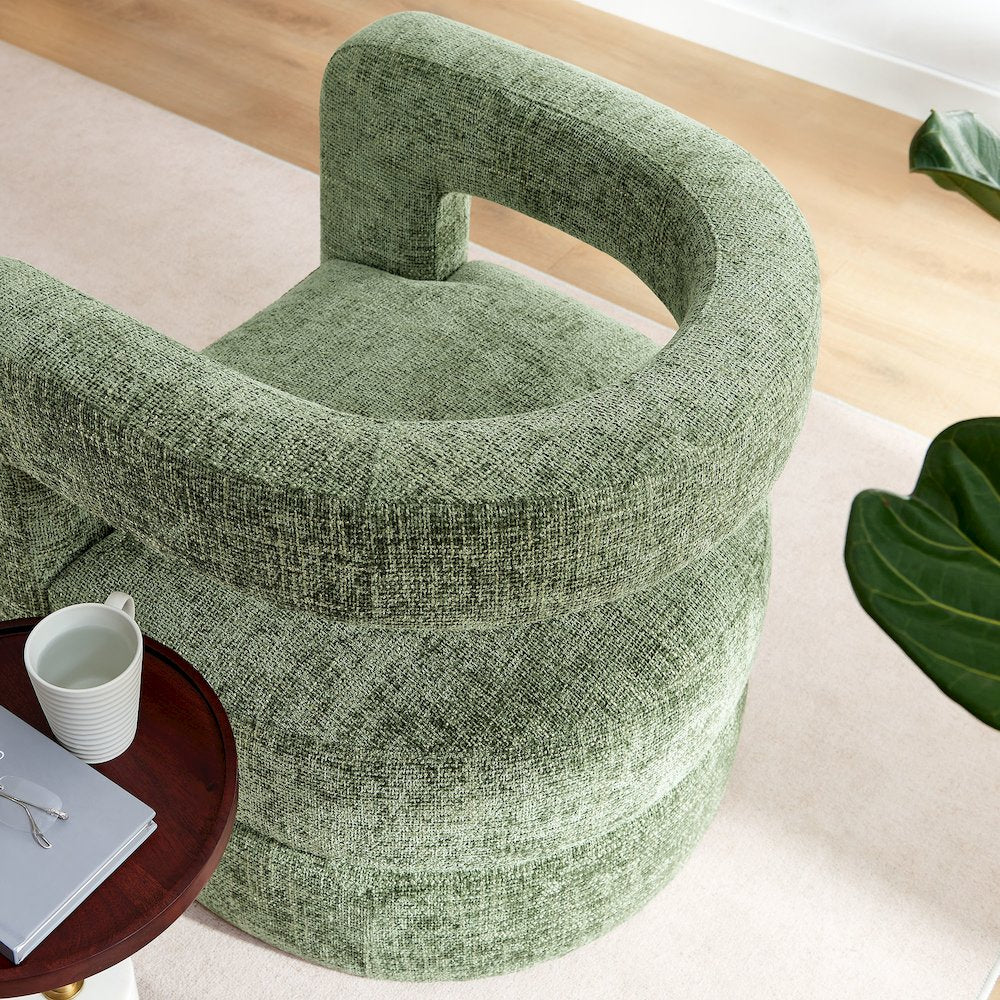 Jaylin Upholstered Chenille Accent Chair
