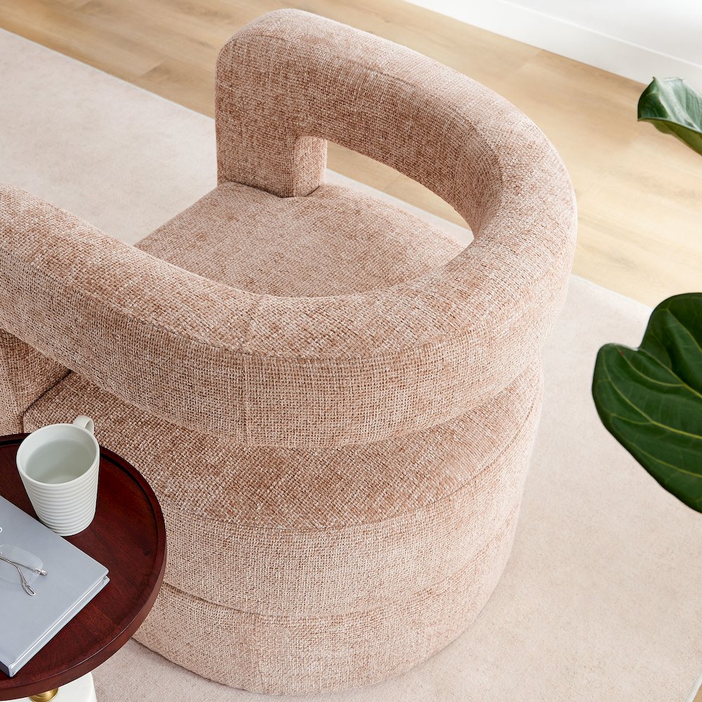 Jaylin Upholstered Chenille Accent Chair
