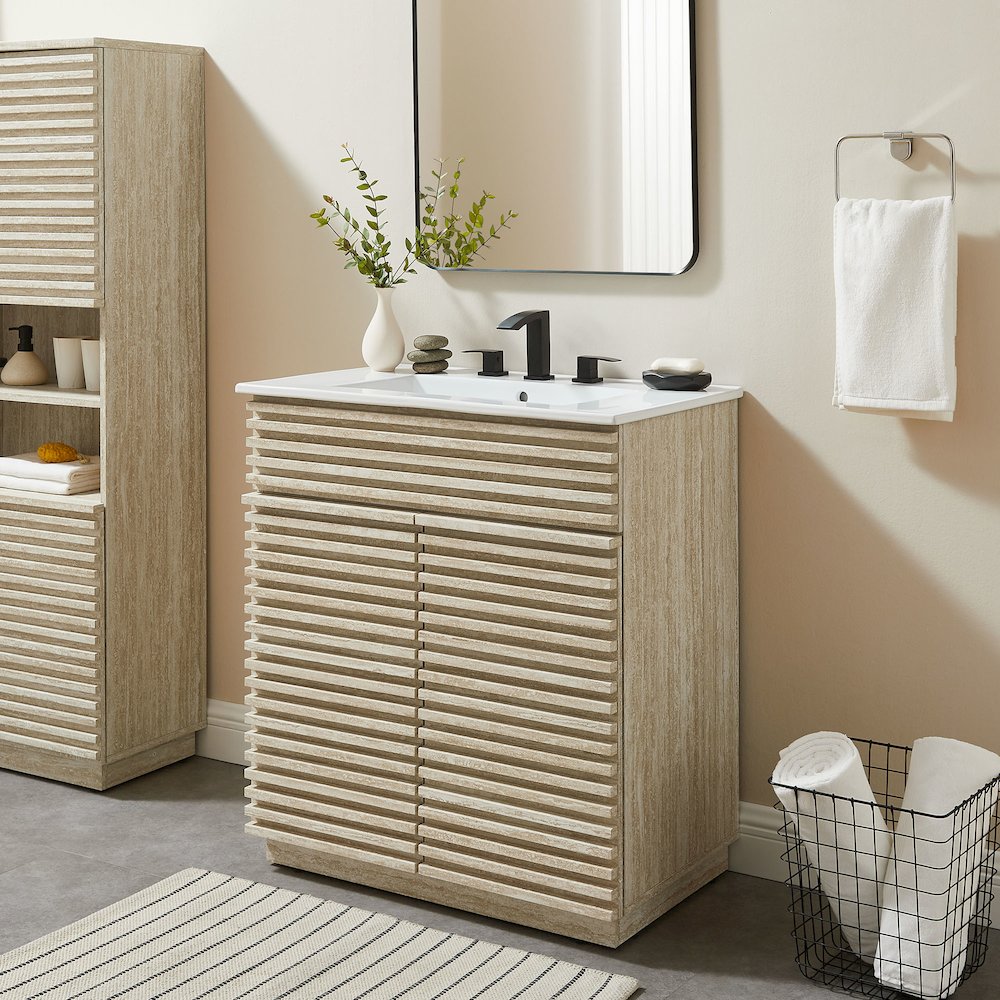 Render 30" Bathroom Vanity With Sink