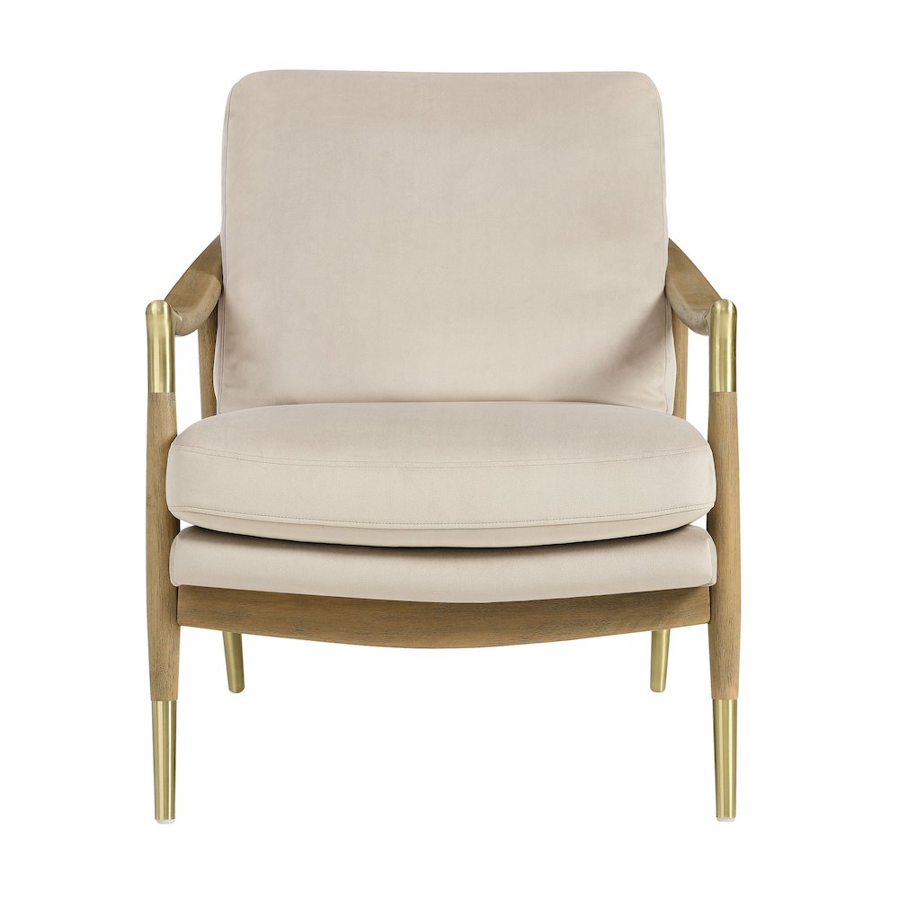 Langford Performance Velvet Accent Armchair