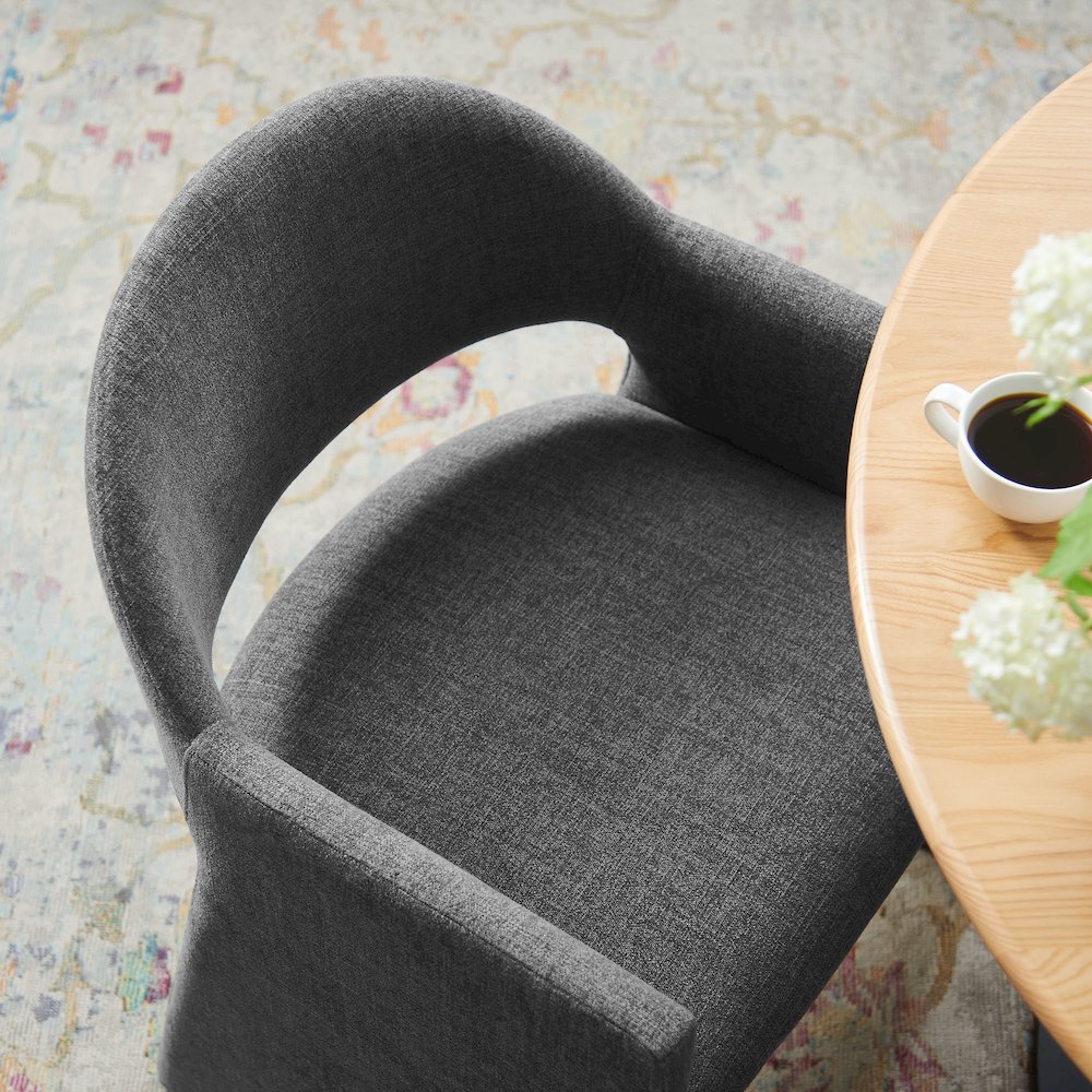 Talia Upholstered Fabric Dining Armchair