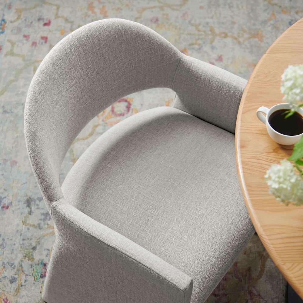 Talia Upholstered Fabric Dining Armchair