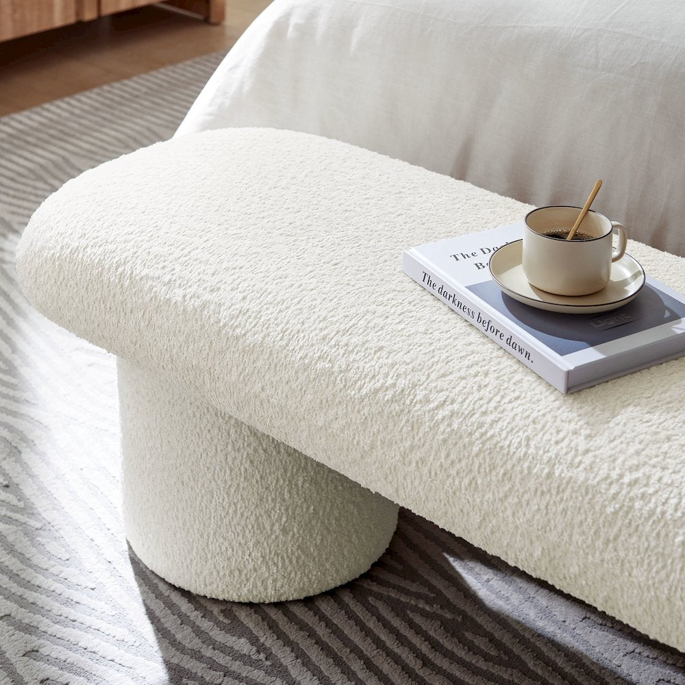Orla Chenille Upholstered Bench
