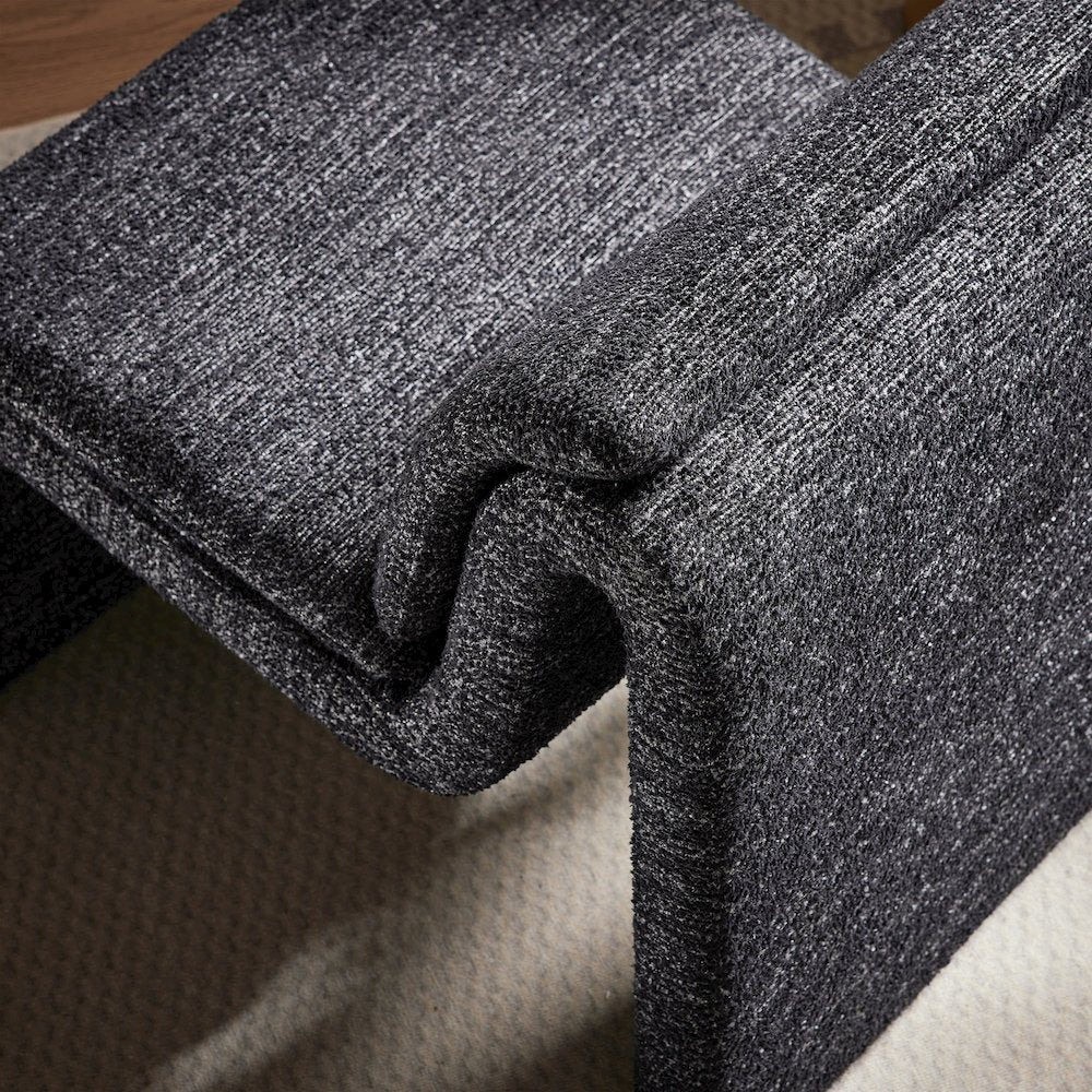 Dune Boucle Upholstered Armless Accent Chair