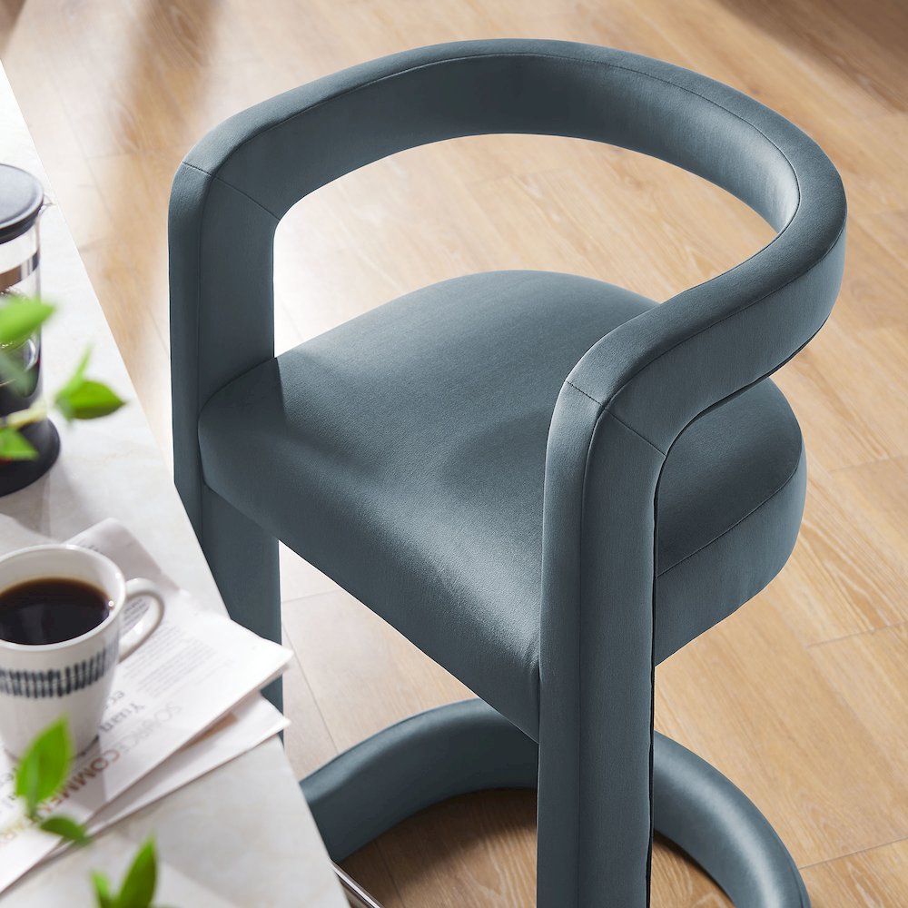 Winslow Performance Velvet Counter Stool