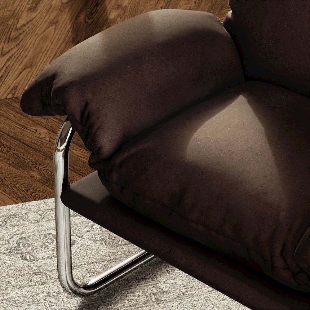 Ansel Performance Velvet Accent Chair