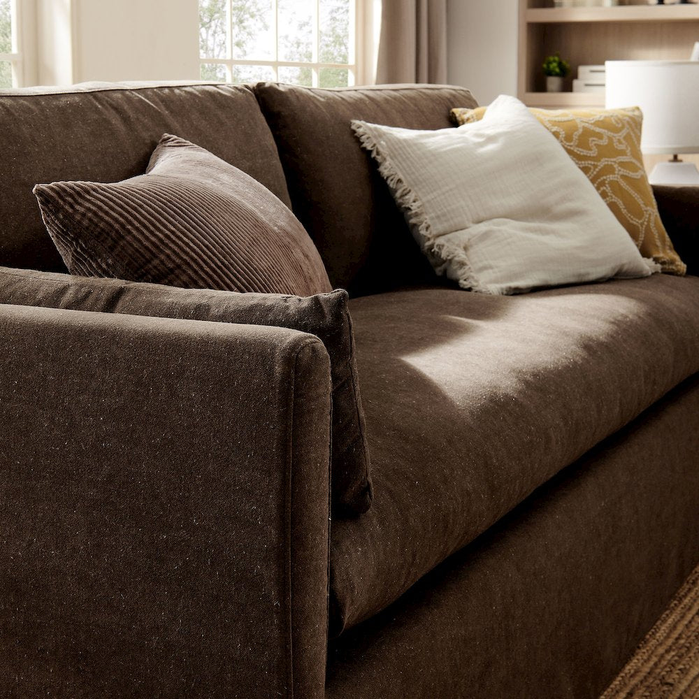 Wellfleet 85" Slipcovered Fabric Sofa