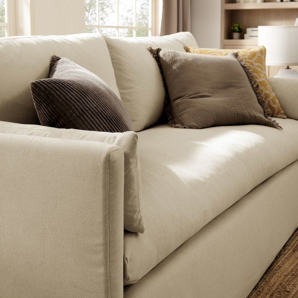 Wellfleet 85" Slipcovered Fabric Sofa